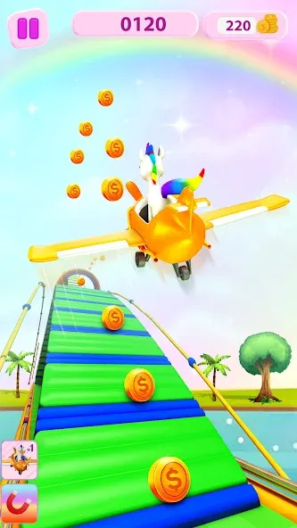 Unicorn Kingdom: Running Games (Юникорн Кингдом) [МОД: Все открыто, Дополнительные деньги и Меню MOD] Screenshot 2