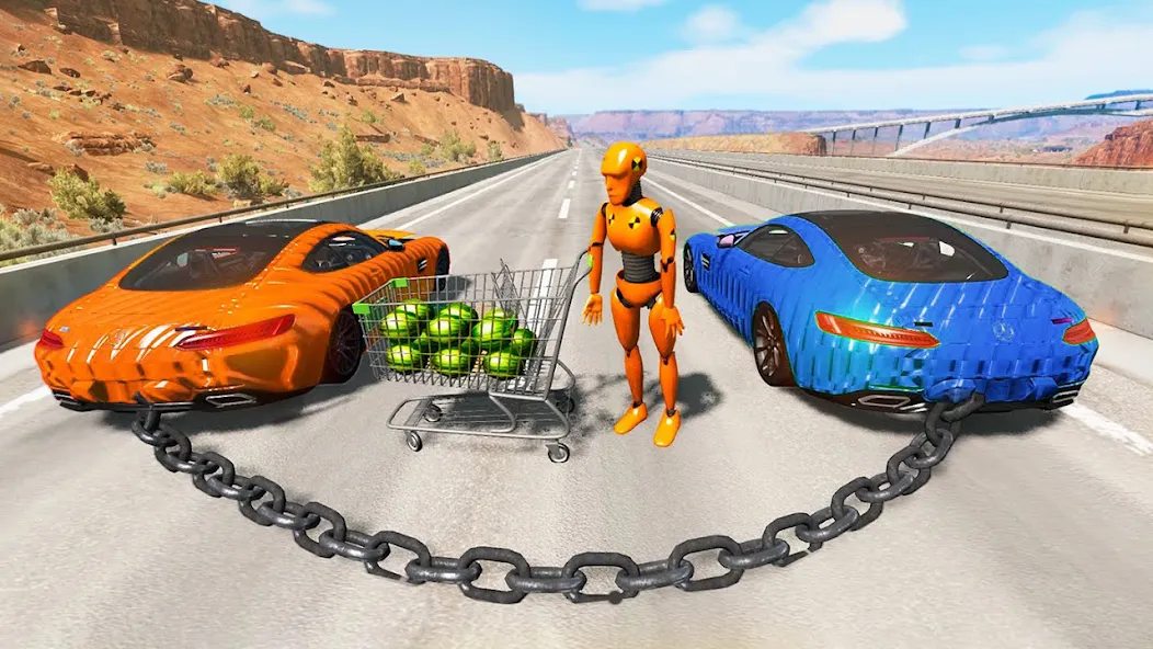 Car Crash: 3D Mega Demolition (Кар краш) [МОД: Много денег, Монет и Все открыто] Screenshot 4