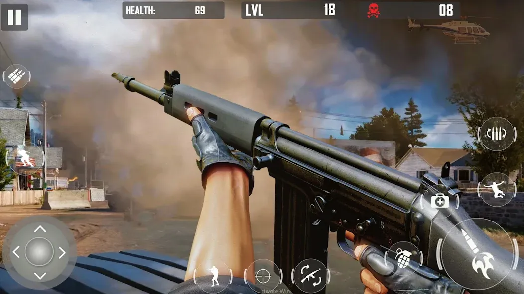 fps cover firing Offline Game (ФПС кавер стрельба Оффлайн игра) [МОД: Все открыто, Дополнительные деньги и Меню MOD] Screenshot 1