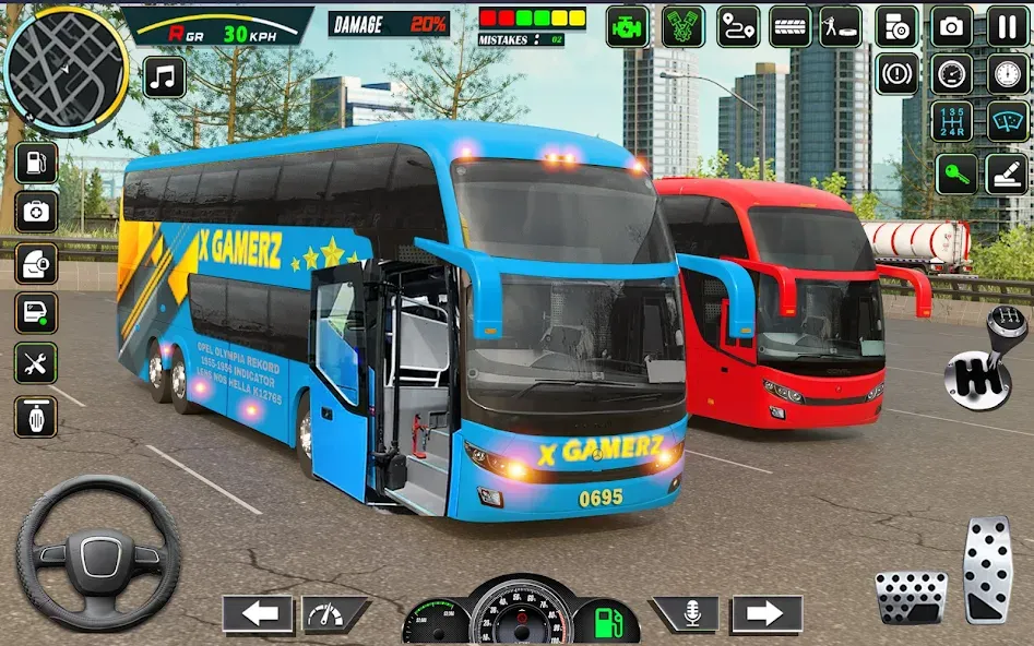 City Bus Simulator - Bus Drive [МОД: Все открыто, Дополнительные деньги и Меню MOD] Screenshot 2