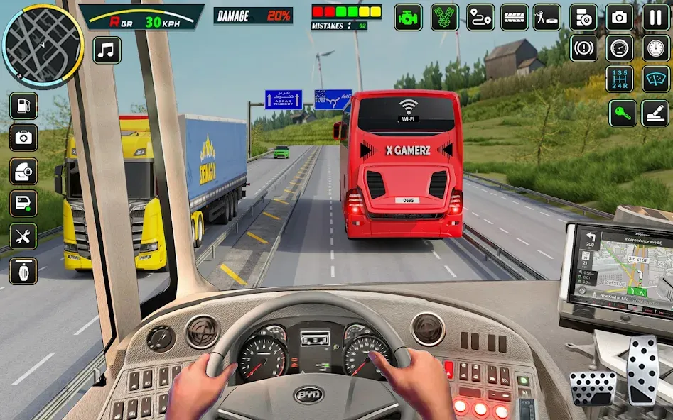 City Bus Simulator - Bus Drive [МОД: Все открыто, Дополнительные деньги и Меню MOD] Screenshot 3