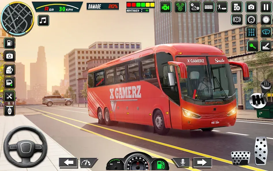 City Bus Simulator - Bus Drive [МОД: Все открыто, Дополнительные деньги и Меню MOD] Screenshot 4