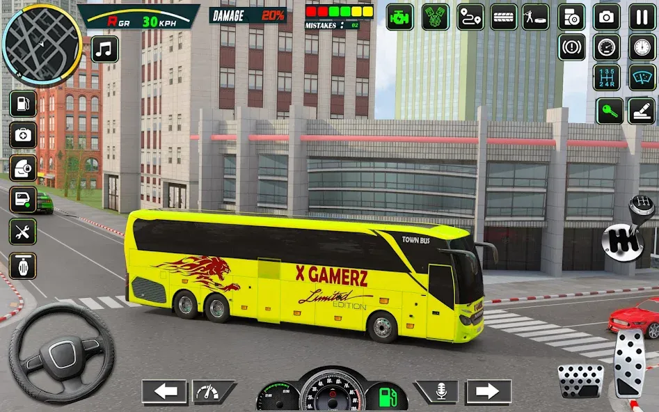 City Bus Simulator - Bus Drive [МОД: Все открыто, Дополнительные деньги и Меню MOD] Screenshot 5