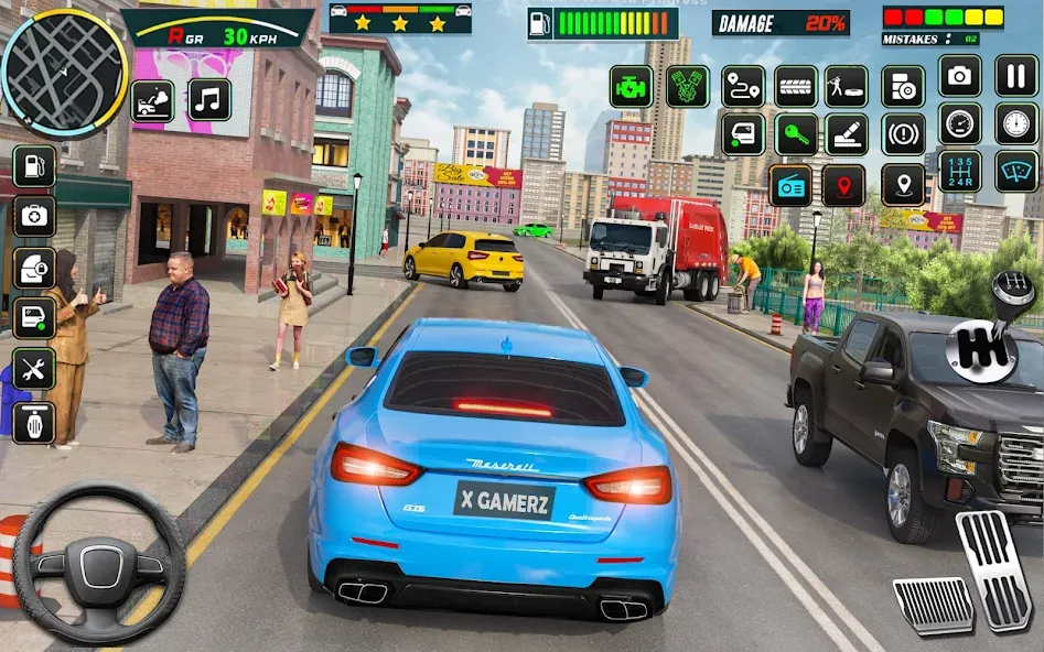 City Car Driving - Car Games (Сити Кар Драйвинг) [МОД: Бесконечные деньги, Монеты и Мега MOD] Screenshot 3