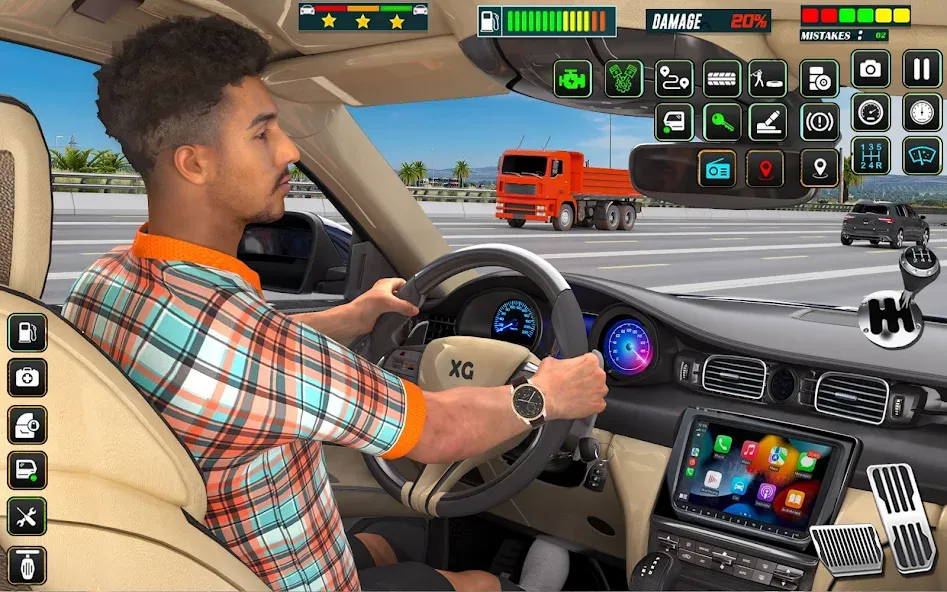 City Car Driving - Car Games (Сити Кар Драйвинг) [МОД: Бесконечные деньги, Монеты и Мега MOD] Screenshot 4
