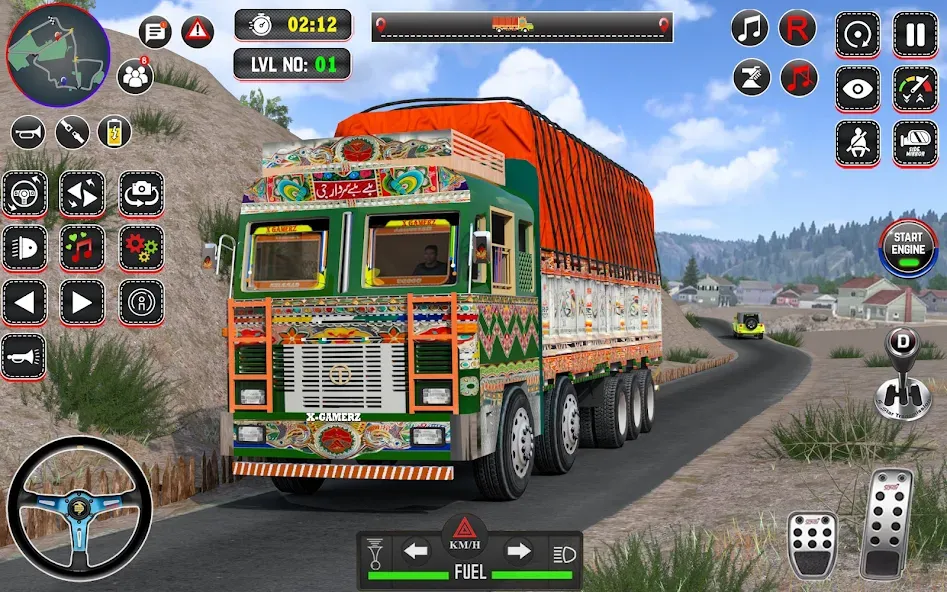 Indian Truck Drive Truck Games (Индийский грузовой симулятор) [МОД: Много монет, Открытые уровни и Мега MOD] Screenshot 2