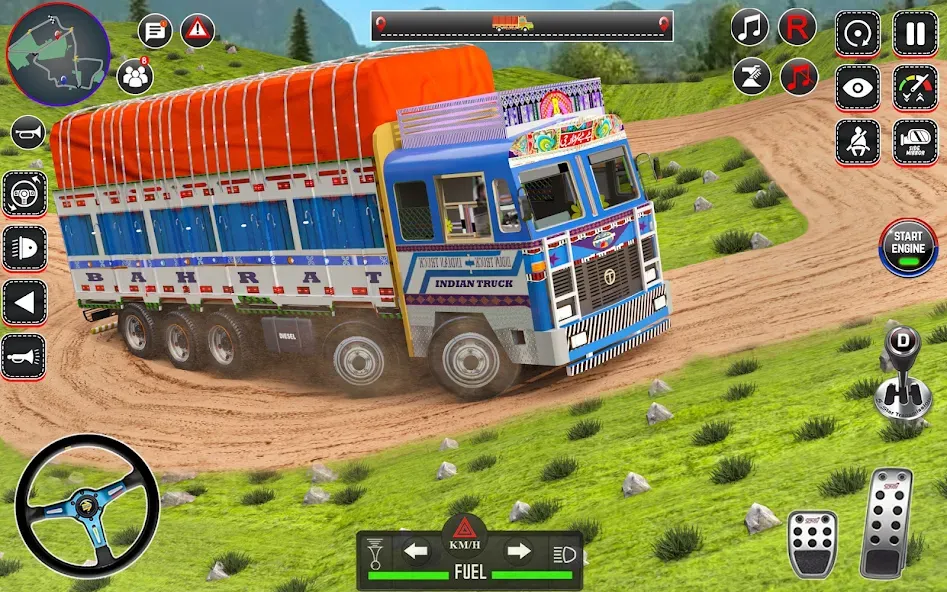 Indian Truck Drive Truck Games (Индийский грузовой симулятор) [МОД: Много монет, Открытые уровни и Мега MOD] Screenshot 3