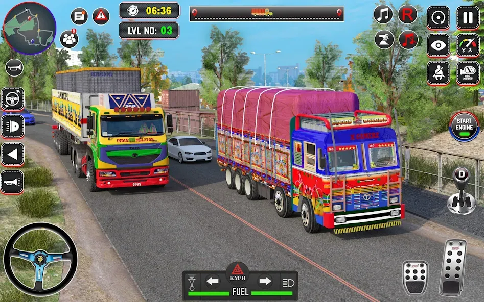 Indian Truck Drive Truck Games (Индийский грузовой симулятор) [МОД: Много монет, Открытые уровни и Мега MOD] Screenshot 4