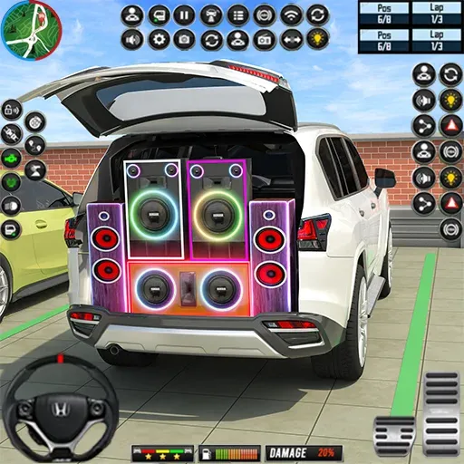 School Car Game 3d Car Driving [МОД: Все открыто, Дополнительные деньги и Меню MOD] Screenshot 1