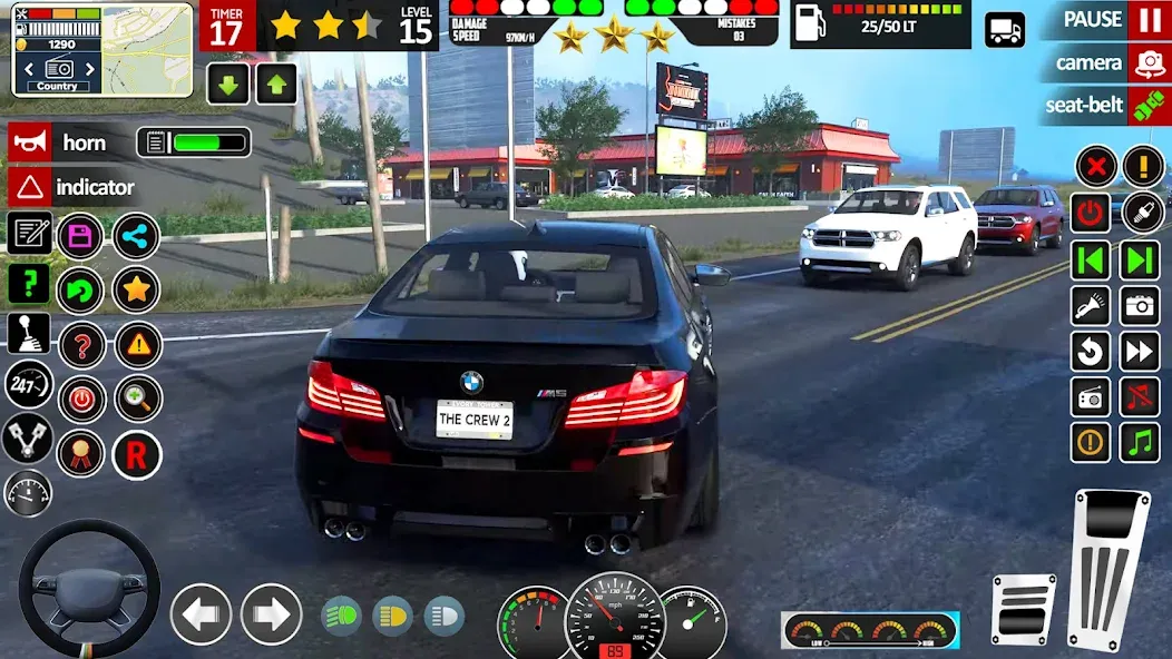 School Car Game 3d Car Driving [МОД: Все открыто, Дополнительные деньги и Меню MOD] Screenshot 5