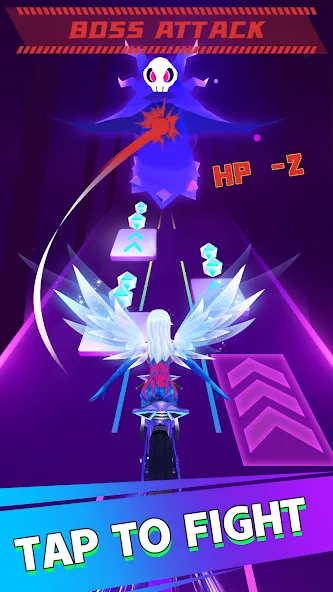 Beat Dancing EDM:music game (Бит Дэнсинг ЭДМ) [МОД: Меню, Бесконечные монеты и Открытые уровни] Screenshot 3