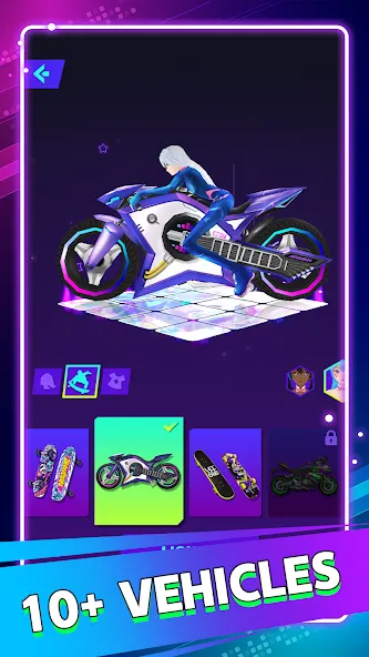 Beat Dancing EDM:music game (Бит Дэнсинг ЭДМ) [МОД: Меню, Бесконечные монеты и Открытые уровни] Screenshot 4
