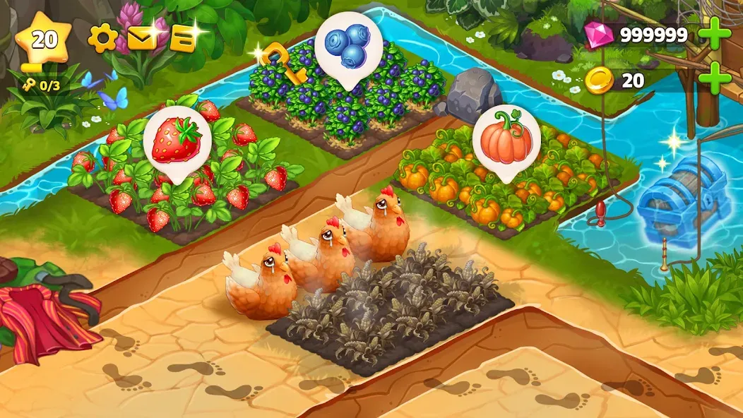 Island Hoppers: Jungle Farm (Айслэнд Квеставэй) [МОД: Деньги, Монеты и Меню MOD] Screenshot 2