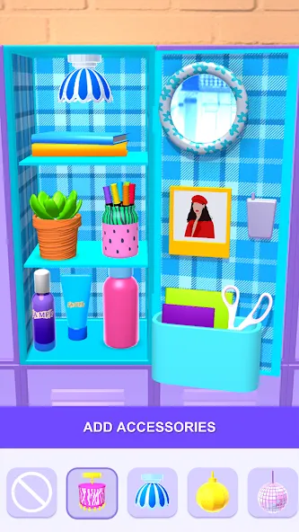 DIY Locker 3D (ДИУАЙ Локер 3Д) [МОД: Все открыто, Дополнительные деньги и Меню MOD] Screenshot 4