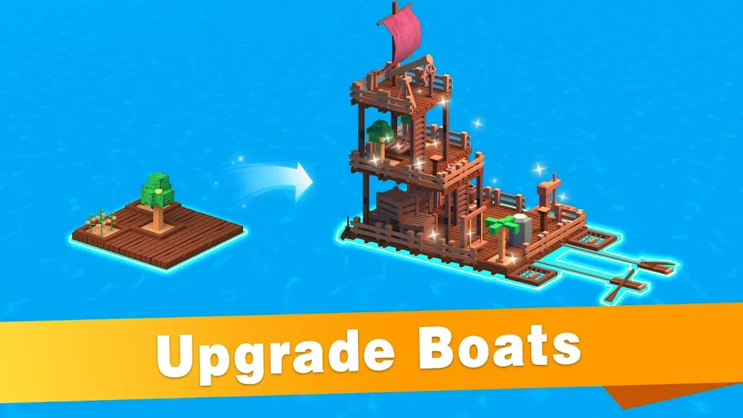 Idle Arks: Build at Sea (Айдл) [МОД: Много монет, Открытые уровни и Мега MOD] Screenshot 2