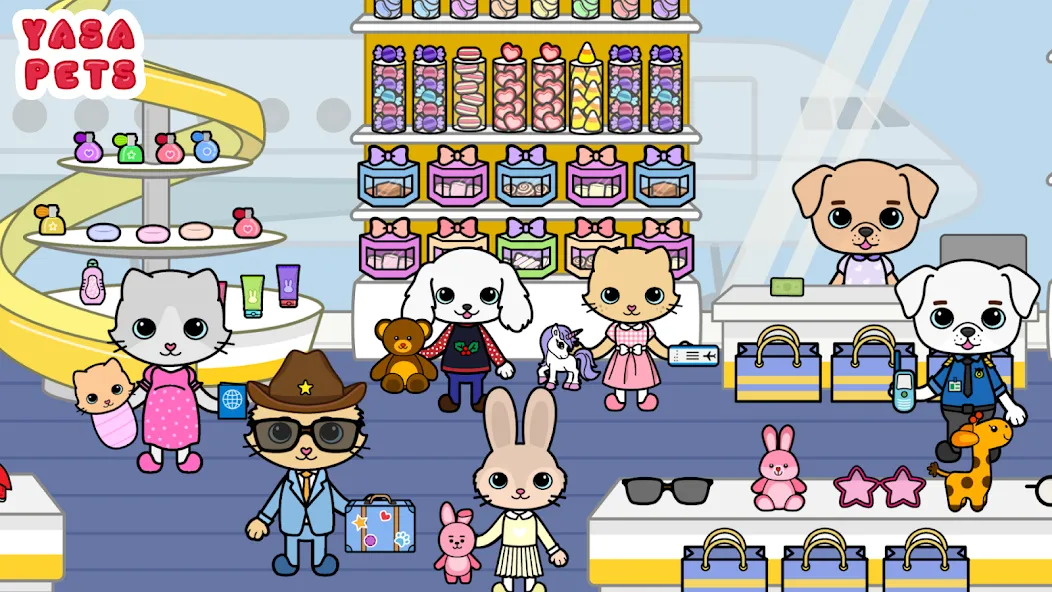 Yasa Pets Vacation (Яса Петс Вакейшн) [МОД: Бесконечные деньги, Монеты и Мега MOD] Screenshot 4