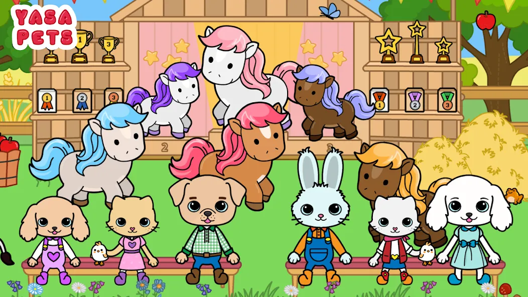 Yasa Pets Farm (Яса Петс Фарм) [МОД: Много монет, Открытые уровни и Мега MOD] Screenshot 2