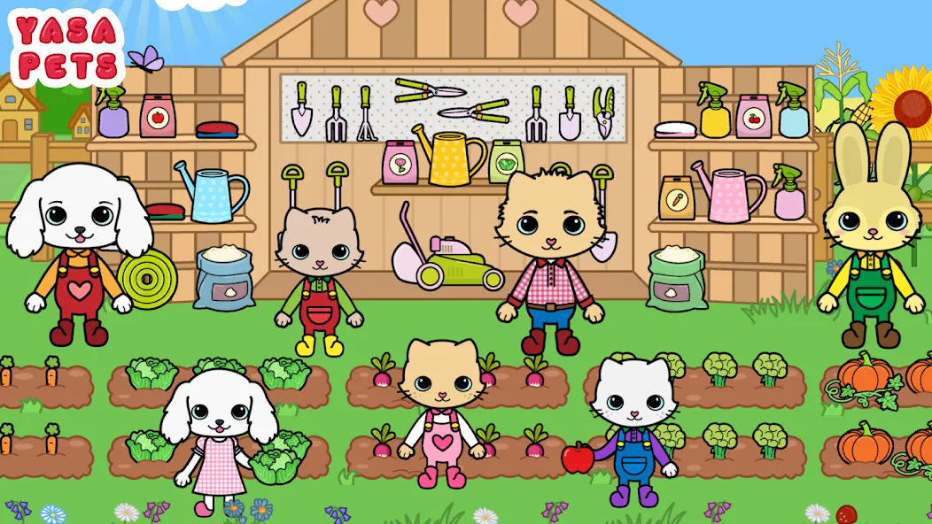 Yasa Pets Farm (Яса Петс Фарм) [МОД: Много монет, Открытые уровни и Мега MOD] Screenshot 5
