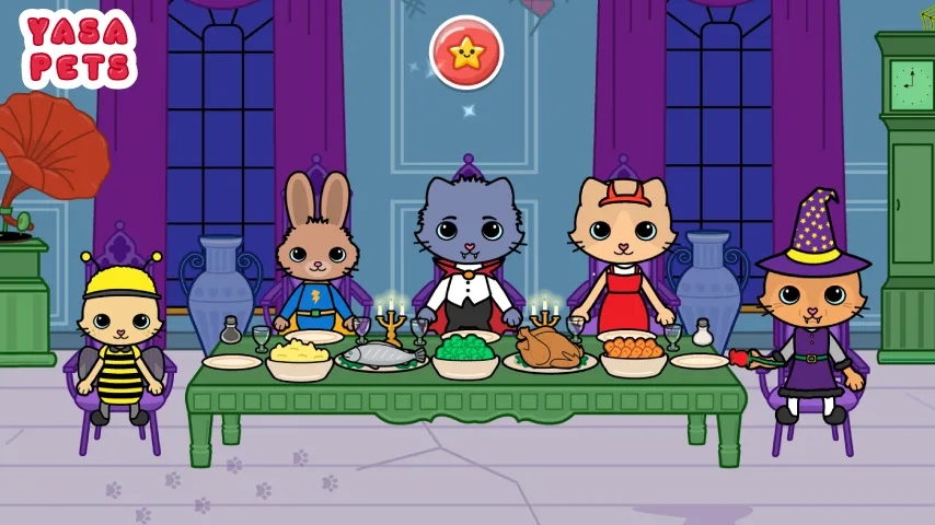 Yasa Pets Halloween (Яса Петс Хэллоуин) [МОД: Много денег, Монет и Все открыто] Screenshot 4