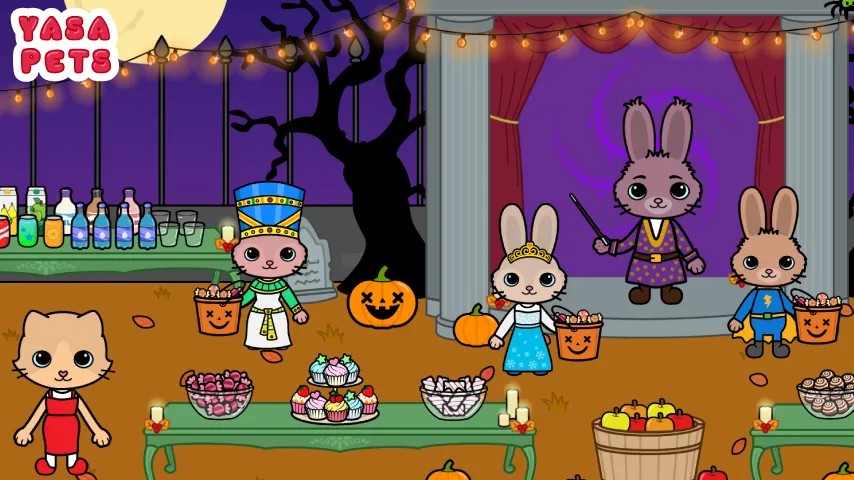 Yasa Pets Halloween (Яса Петс Хэллоуин) [МОД: Много денег, Монет и Все открыто] Screenshot 5