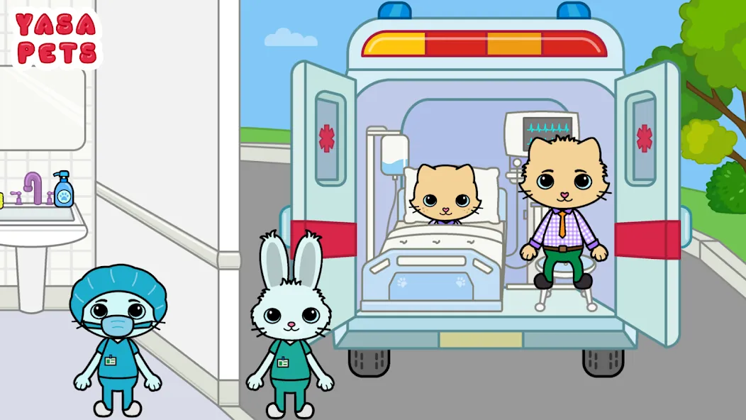 Yasa Pets Hospital (Яса Петс Хоспитал) [МОД: Много денег, Монет и Все открыто] Screenshot 1