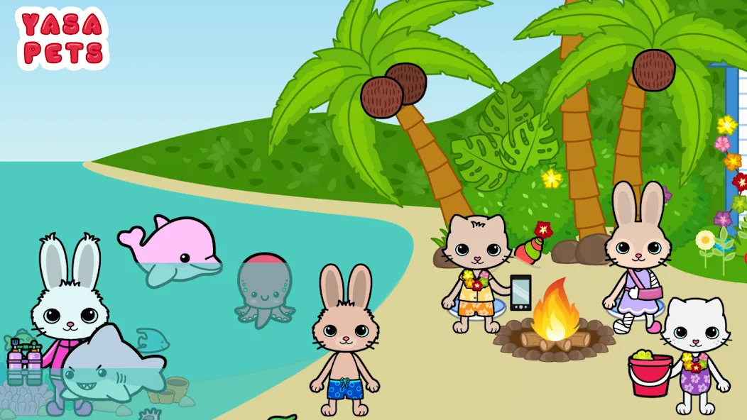 Yasa Pets Island (Яса Петс Айленд) [МОД: Деньги, Монеты и Меню MOD] Screenshot 2