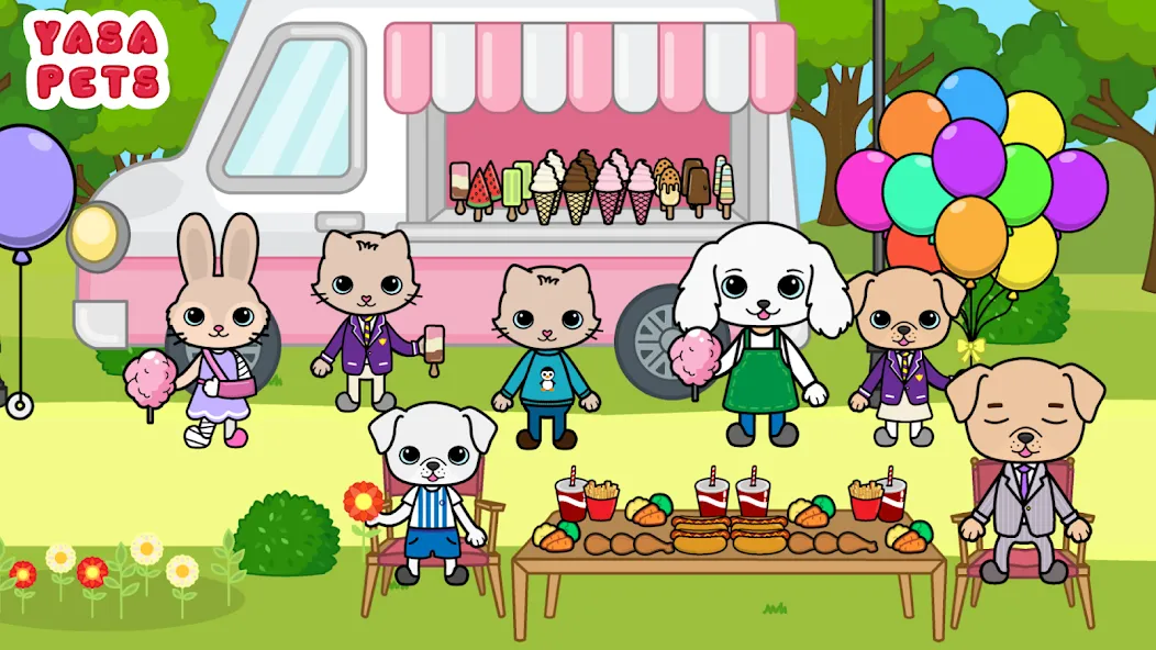 Yasa Pets Town (Яса Петс Таун) [МОД: Все открыто, Дополнительные деньги и Меню MOD] Screenshot 2