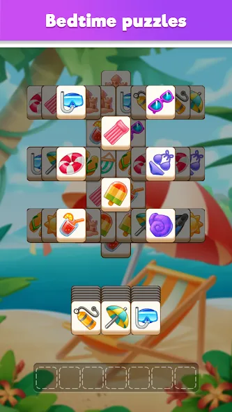 Tile Match Puzzle: Triple Game (Тайл Матч Пазл) [МОД: Бесконечные деньги, Монеты и Мега MOD] Screenshot 4