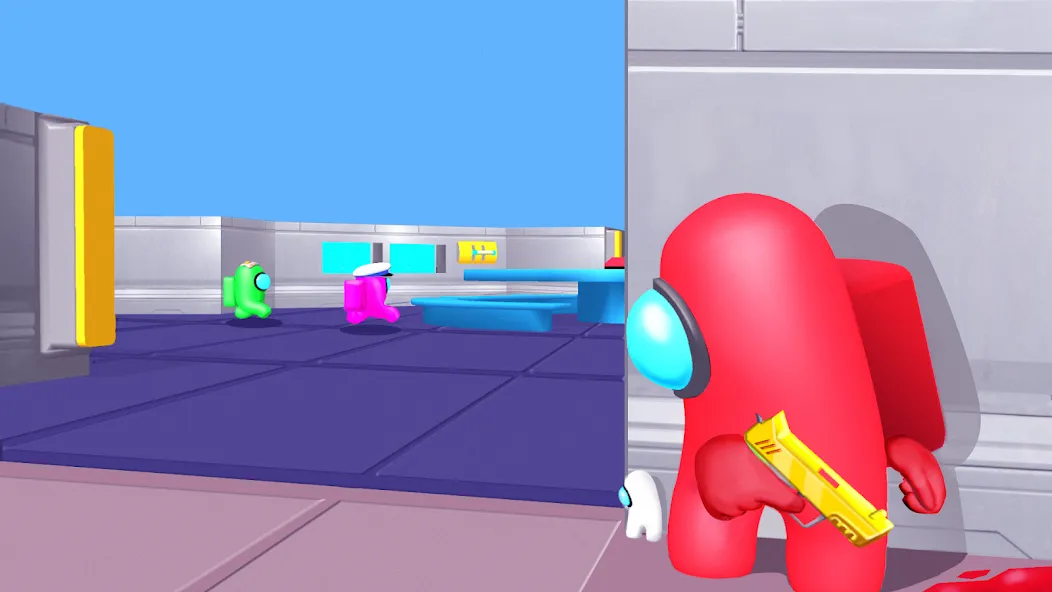 Red Imposter (Ред Импостер) [МОД: Меню, Бесконечные монеты и Открытые уровни] Screenshot 2