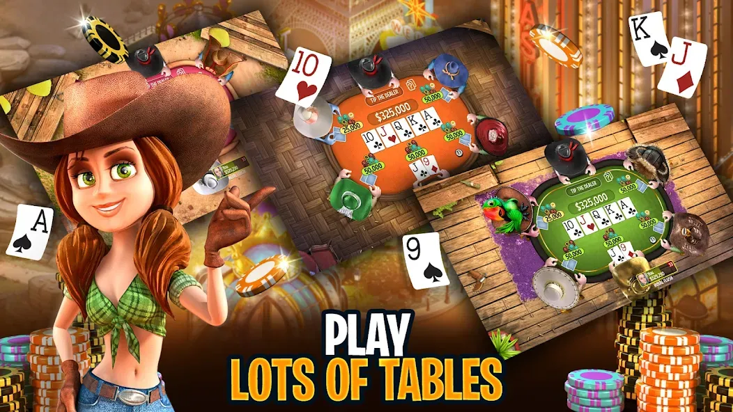 Governor of Poker 3 - Texas [МОД: Бесконечные деньги, Монеты и Мега MOD] Screenshot 3