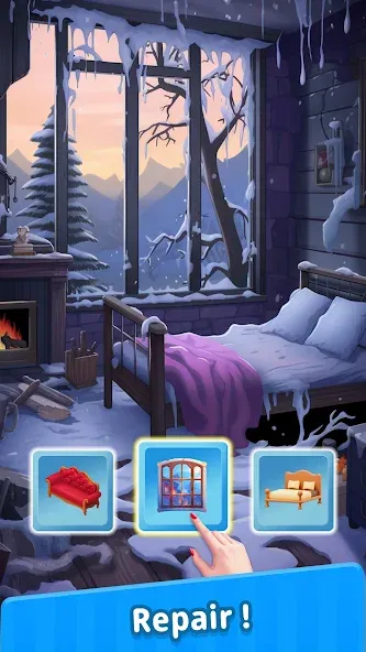 Merge Designer - Decor & Story (Мердж Дизайнер) [МОД: Все открыто, Дополнительные деньги и Меню MOD] Screenshot 2