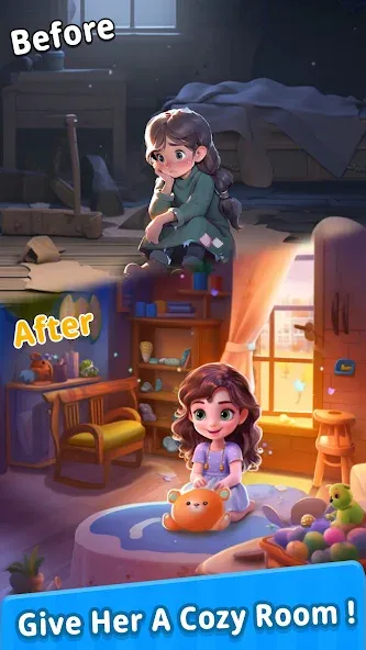 Merge Designer - Decor & Story (Мердж Дизайнер) [МОД: Все открыто, Дополнительные деньги и Меню MOD] Screenshot 3