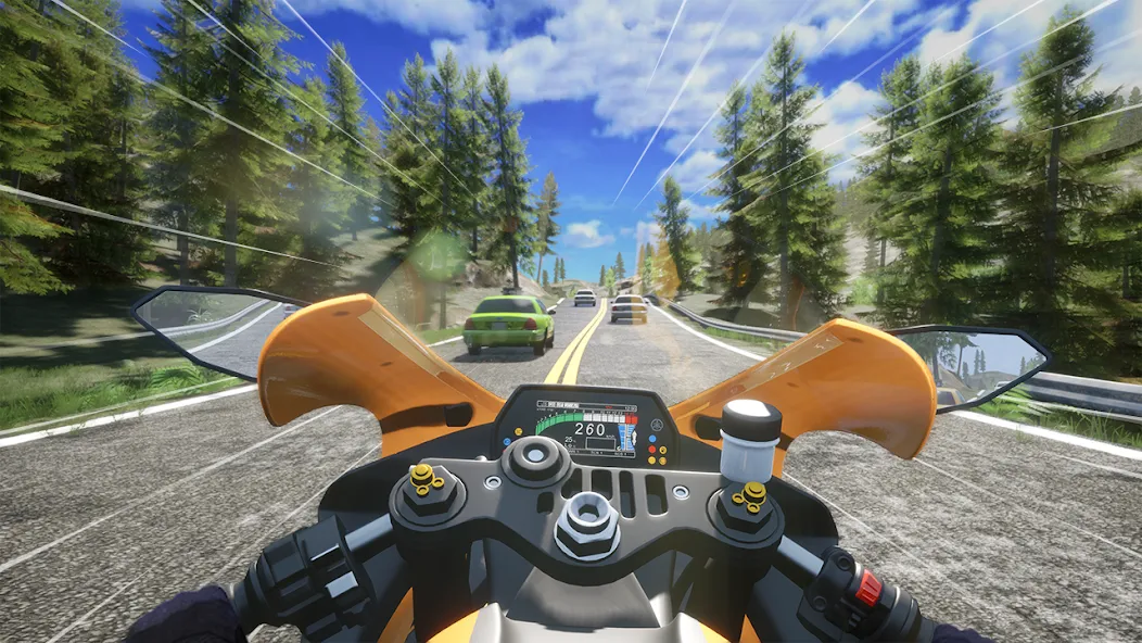 Speed Moto Dash:Real Simulator (Спид Мото Дэш) [МОД: Много монет, Открытые уровни и Мега MOD] Screenshot 5