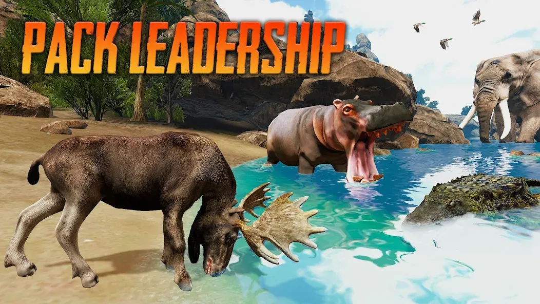 The Moose - Animal Simulator (Зе Мус) [МОД: Много монет, Открытые уровни и Мега MOD] Screenshot 4