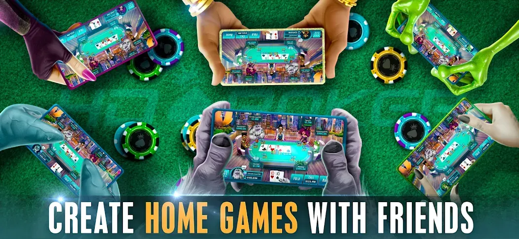HD Poker: Texas Holdem Casino (ХД Покер) [МОД: Много монет, Открытые уровни и Мега MOD] Screenshot 2