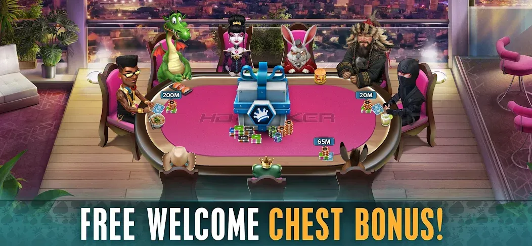 HD Poker: Texas Holdem Casino (ХД Покер) [МОД: Много монет, Открытые уровни и Мега MOD] Screenshot 3