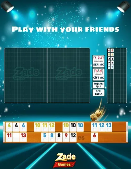 101  Okey Zade Games [МОД: Деньги, Монеты и Меню MOD] Screenshot 1
