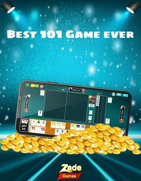 101  Okey Zade Games [МОД: Деньги, Монеты и Меню MOD] Screenshot 2