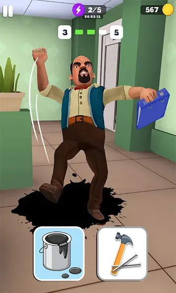The Office : Prank The Boss (Зе Офис) [МОД: Меню, Бесконечные монеты и Открытые уровни] Screenshot 3