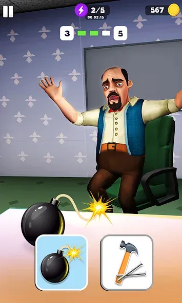 The Office : Prank The Boss (Зе Офис) [МОД: Меню, Бесконечные монеты и Открытые уровни] Screenshot 5