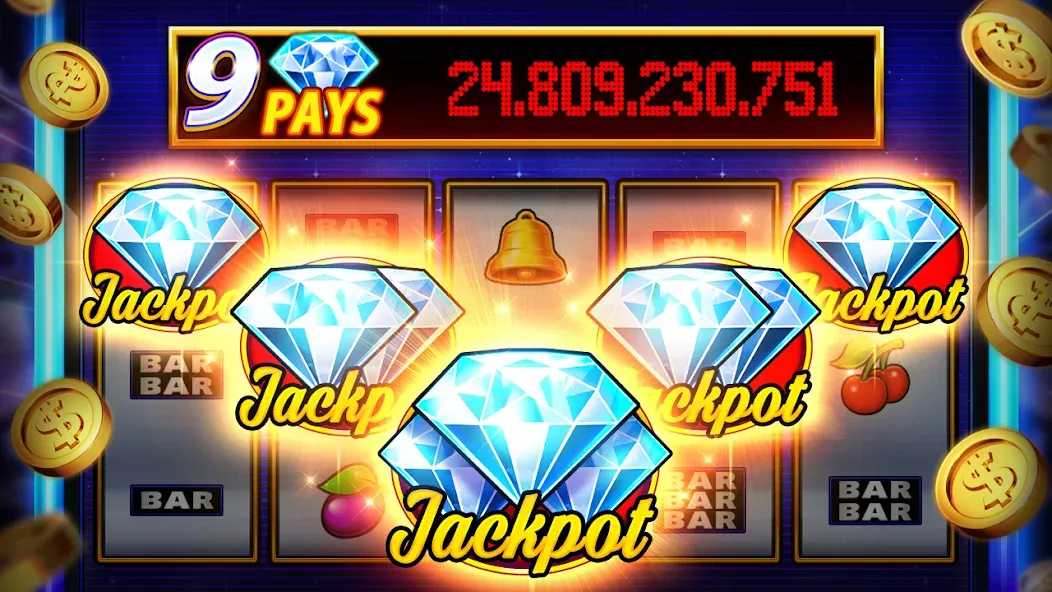 Aquuua Casino - Slots (Аквуа Казино) [МОД: Много монет, Открытые уровни и Мега MOD] Screenshot 3