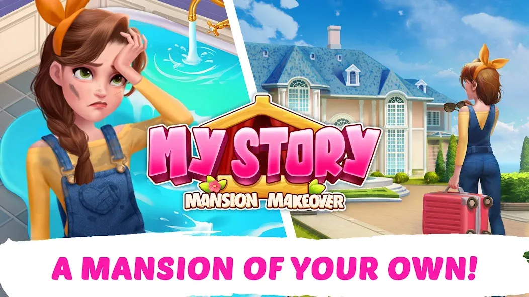 My Story - Mansion Makeover [МОД: Меню, Бесконечные монеты и Открытые уровни] Screenshot 1