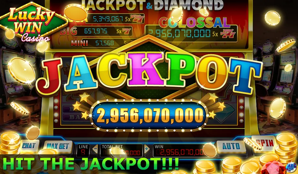 Lucky Win Casino™ SLOTS GAME (Лаки Вин казино СЛОТЫ ИГРА) [МОД: Много денег, Монет и Все открыто] Screenshot 3