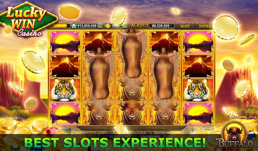 Lucky Win Casino™ SLOTS GAME (Лаки Вин казино СЛОТЫ ИГРА) [МОД: Много денег, Монет и Все открыто] Screenshot 4