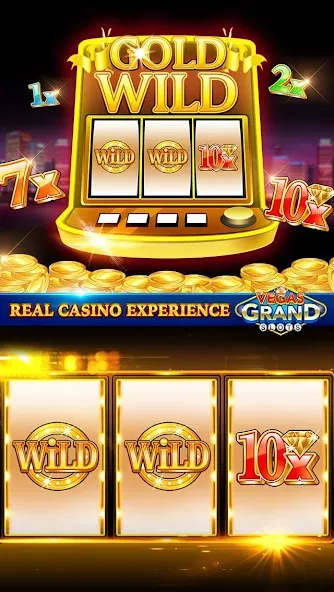 Vegas Grand Slots:Casino Games (Вегас Гранд Слоты) [МОД: Много денег, Монет и Все открыто] Screenshot 2