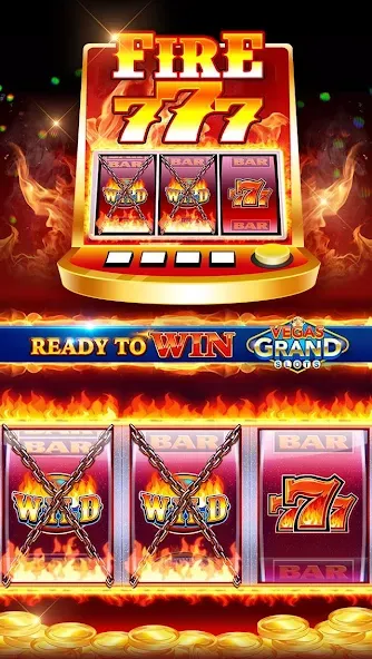 Vegas Grand Slots:Casino Games (Вегас Гранд Слоты) [МОД: Много денег, Монет и Все открыто] Screenshot 3
