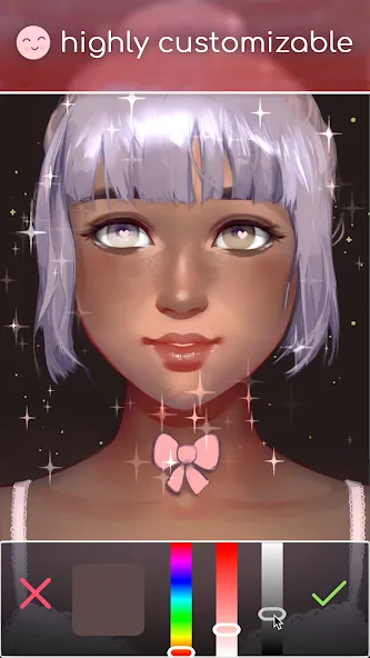 Live Portrait Maker: Girls (Лайв Портрет Мейкер) [МОД: Много денег, Монет и Все открыто] Screenshot 3
