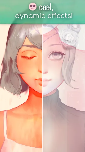 Live Portrait Maker: Girls (Лайв Портрет Мейкер) [МОД: Много денег, Монет и Все открыто] Screenshot 4