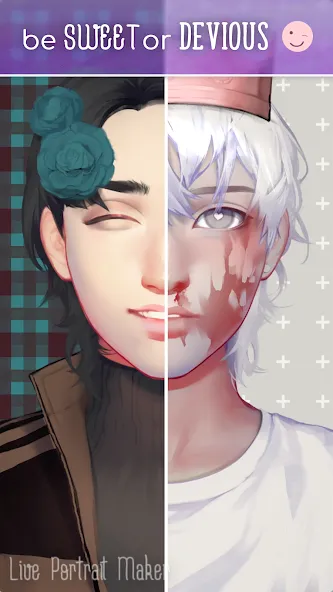 Live Portrait Maker: Guys (Лайв Портрет Мейкер) [МОД: Все открыто, Дополнительные деньги и Меню MOD] Screenshot 5