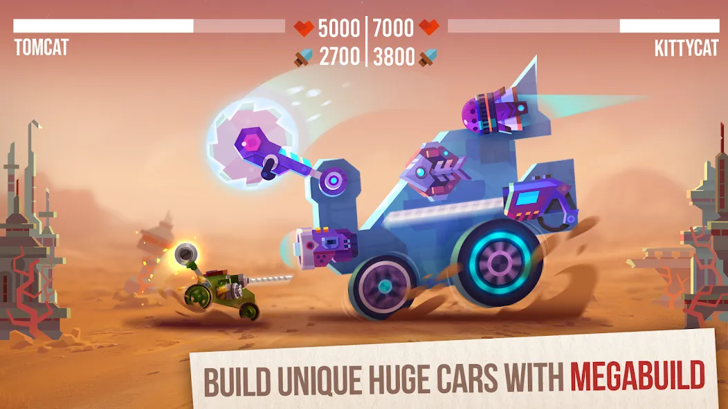 CATS: Crash Arena Turbo Stars (Кэтс) [МОД: Все открыто, Дополнительные деньги и Меню MOD] Screenshot 1